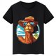 thumbnail image 5 of Ropa infantil con estampado de dibujos animados de camellos, camisetas negras de manga corta de verano para niños, camisetas de algodón personalizadas para niños y niñas, 5 of 5
