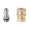 thumbnail image 1 of High Pressure Sprayer Nozzle Connectors, M14 Thread, 1/4 Quick Connector, Hose Connecting Parts, Snow Foam Bottle Connectors, 1 of 5