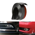 thumbnail image 2 of 2.5M Car Front Bumper Lip Carbon Fiber Rubber Universal Protector Bumper Strip Spoiler Side Skirt Rubber Anti Scratch Protector, 2 of 5