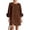 Brown, variant on Womens Casual Dresses 3D Flower Decor Button Down Mini Dresses Elegant Business Beach Vacation Vestidos,Green (XL)