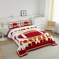 thumbnail image 3 of Erosebridal American Football Bedding Twin Comforter Set,Sport Theme Down Comforter,Ball Game Decor(Arizona),Reversible,Lightweight,2-Piece, 3 of 8