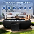 thumbnail image 2 of Foxnovo Portable Cold Chiller Black for Ice Bath with Integrated Filter, 2 of 13