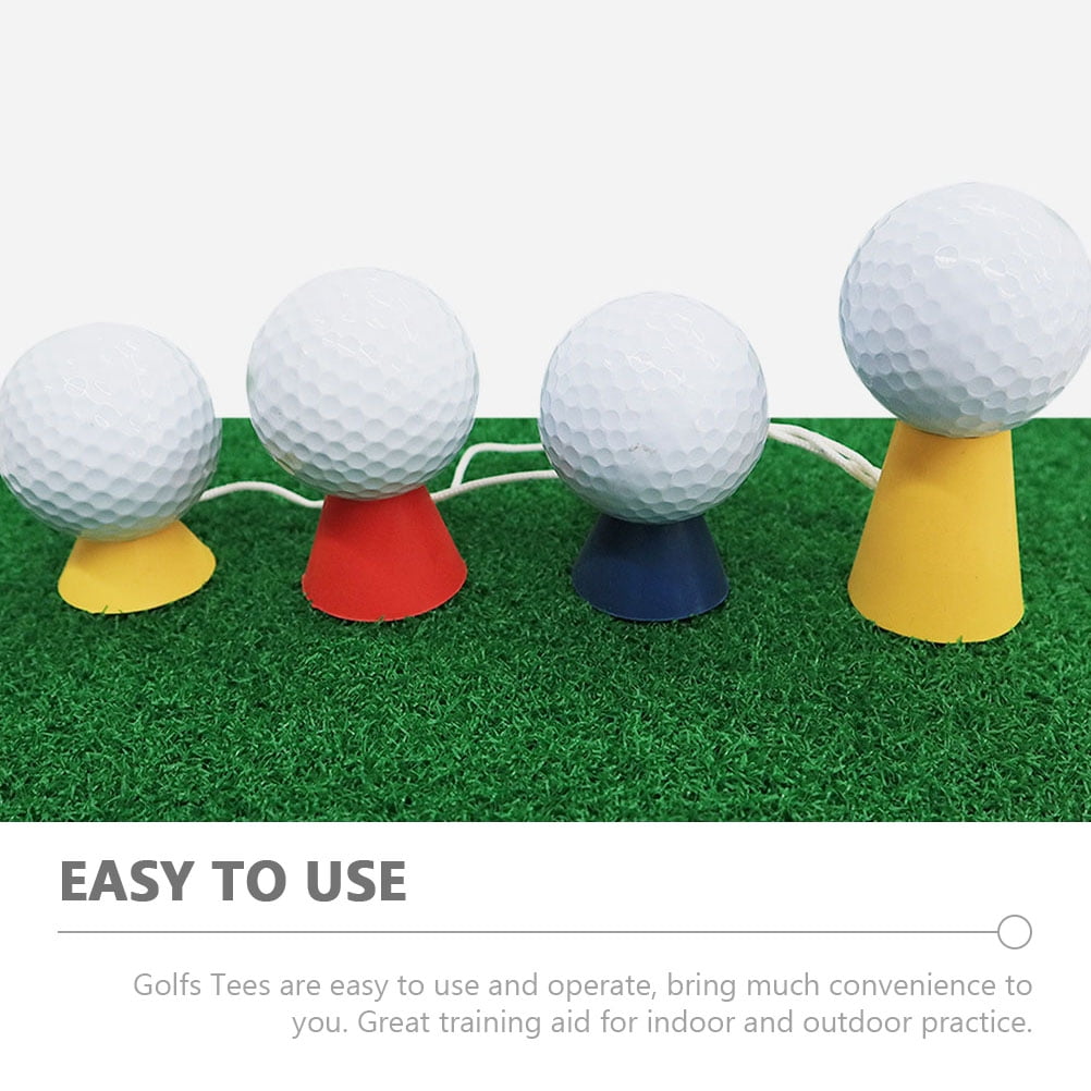FONDOTIN Golf Tees Rubber 5 Sets Each Set Includes 4 Tees for Golf Players on Golf Course