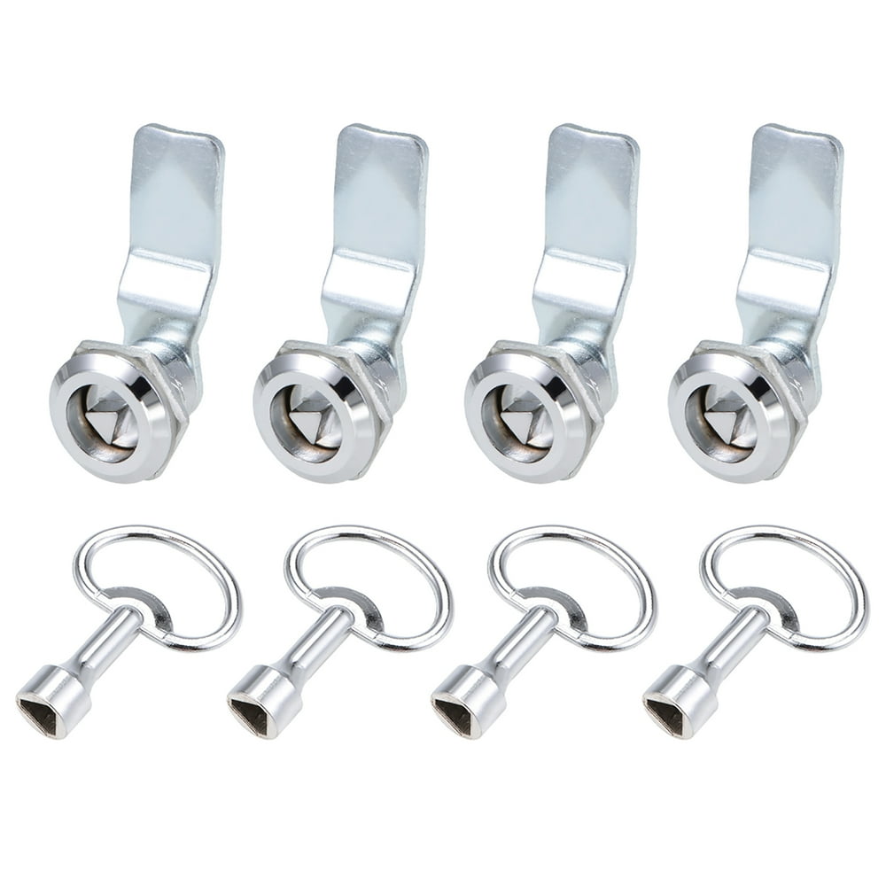 Tubular Cam Locks 22mm Cylinder Dia 52mm Long Cam Triangle Keyed Alike