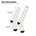 thumbnail image 2 of KLL Hot Air Balloon Print Cool Socks Men's Women's Crew Socks Funny Crazy Novelty Stockings, 2 of 6