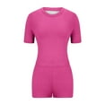 thumbnail image 6 of Clearance!NMMUED Workout Sets for Women, Two Piece Sets for Women, Athletic Sets for Women, Yoga Sets for Women, Matching Sets Women Clothing, Hot Pink S, 6 of 6