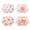 Pink, variant on Overnight Underwear Kids , Kids Underwear Girls Underwear Set Soft Cute Printed Briefs Comfortable Elastic Waistband 4-Pack 4PCS