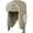 Dpl11-khaki, variant on Leather Trapper Hats Mens Winter Ski Hat Cold Weather Ski Hat Warm Gear Russian Ushanka Caps Cossack Trooper Hat