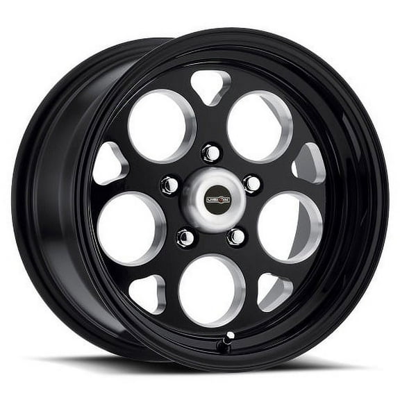 15" Vision American Muscle 561 Sport Mag Gloss Black Wheel 15x10 5x4.75 Rim 0mm