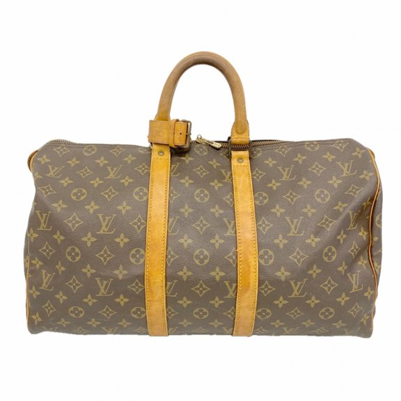 Pre-Owned Louis Vuitton Bags - Boston Monogram Keepall 45 M41428 Brown Men's & Women's