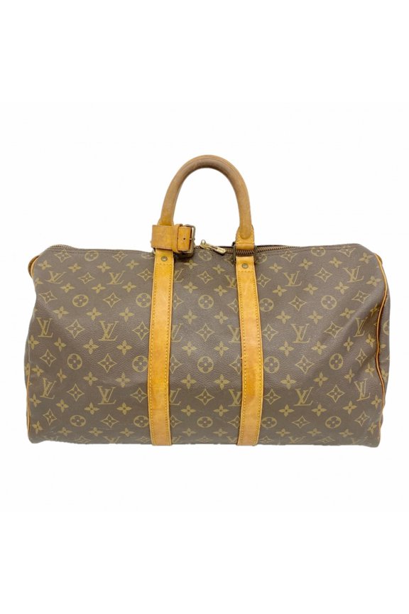 Pre-Owned Louis Vuitton Bags - Boston Monogram Keepall 45 M41428 Brown Men's & Women's