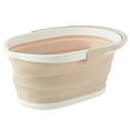 thumbnail image 1 of Cubo plegable con asa Contenedor de agua plegable portátil Cubo que ahorra espacio MABOTO Beige, 1 of 7