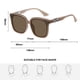 thumbnail image 2 of Versión coreana de gafas de sol de moda, gafas de sol anti-ultravioleta de alta gama, hechas de PC, 2 of 5