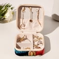 thumbnail image 6 of Christmas Travel-Portable Square Jewelry Organizer Storage Box - Rings, Earrings, Necklaces, and Bracelets Holder for Girls and Women, 6 of 6