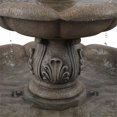 thumbnail image 4 of LuxenHome Résine Grise Ananas Fontaine Extérieure à 3 Niveaux, 4 of 7