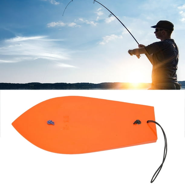 Sonew Fishing Tackle Box Fishing Accessories Plastic Fishing Trolling  Diving Board Orange Color Portable Tool Accessory For Fishing
