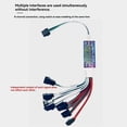 thumbnail image 2 of LED Signal Amplifier Repeater Controller TTL Amplifier 1 to 8 Support Addressable LED Strip Lights for WS2812B WS2811 A, 2 of 8