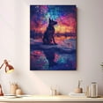 thumbnail image 4 of Starry Night Canvas Inspired German Pinscher Dog Pet Family Friend Peace Oil Painting Art Print Poster Wall Decor, 4 of 6