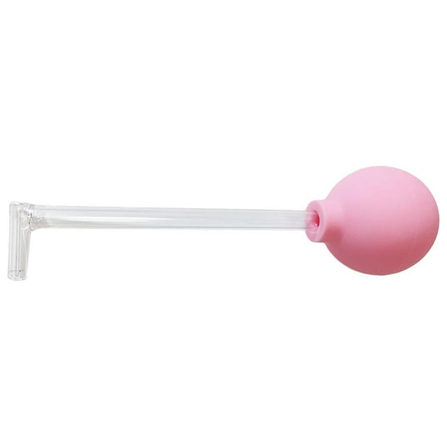 Herramienta para limpiar la boca y eliminar los cálculos amigdalinos. Bola de succión para cálculos amigdalinos. Rosa