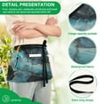 thumbnail image 4 of Yayeee Waist Apron with Pockets for Cooking Waterproof Half Server Aprons, Black Marble, 4 of 7