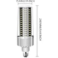 thumbnail image 2 of GFDYREE 80W LED Corn Bulb, 250W Equivalent, HID/CFL/HPS Metal Halide Replacement, 3000K Warm White, 8000 Lumen, Medium Base E26, Warehouse Street Garden Garage for Large Area Bay,Built-in Co, 2 of 7