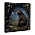 thumbnail image 4 of Stupell Industries Woodland Bear Night Forest Animals Painting Wrapped Canvas Art Print Wall Art, 17 x 17, 4 of 8