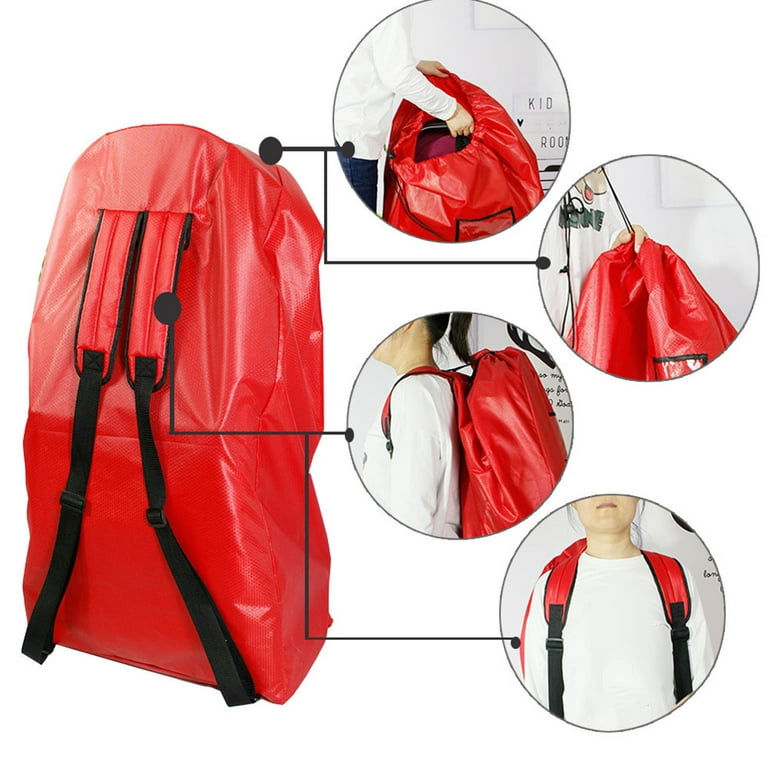 Slynnar Car Seat Travel Bag for Airplane - Waterproof Gate Check Bag Red NEW