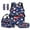 Splatter Baseball, variant on Jeiento Sea Turtle Print Kids Backpack and Lunch Box Set 4-Piece 17 Inch School Backpack, Lunch Bag, Pencil Case, Bookmark, for Elementary Boys and Girls Back to School