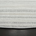 thumbnail image 3 of SAFAVIEH Whisper Zyana Stripe Area Rug, Light Grey/Ivory, 6'7" x 6'7" Round, 3 of 8