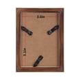 thumbnail image 5 of 3.5x5 Picture Frames Double Photo Frame for Living Room Bedroom Home Decor, Brown, 5 of 7