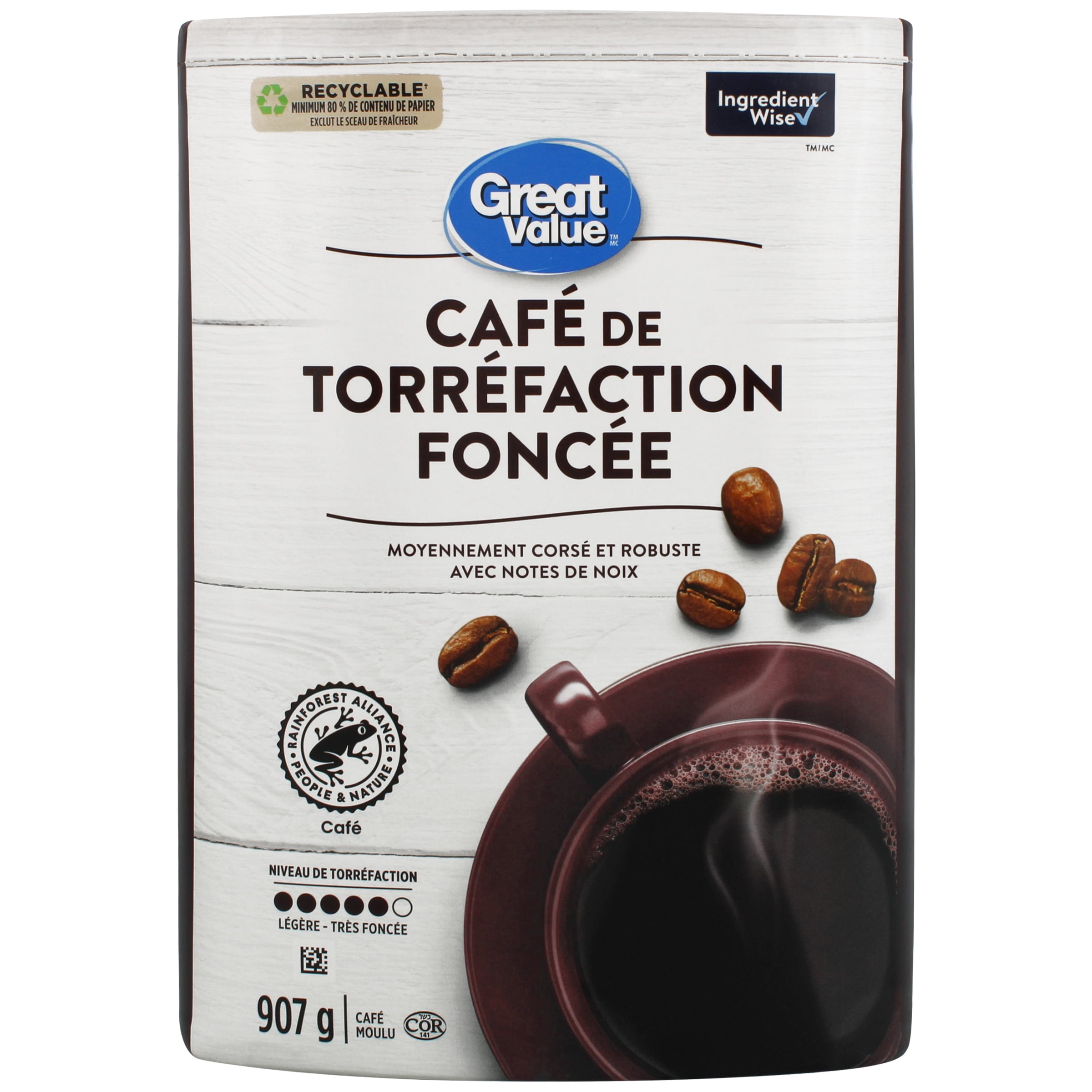 Great Value Dark Roast Ground Coffee
