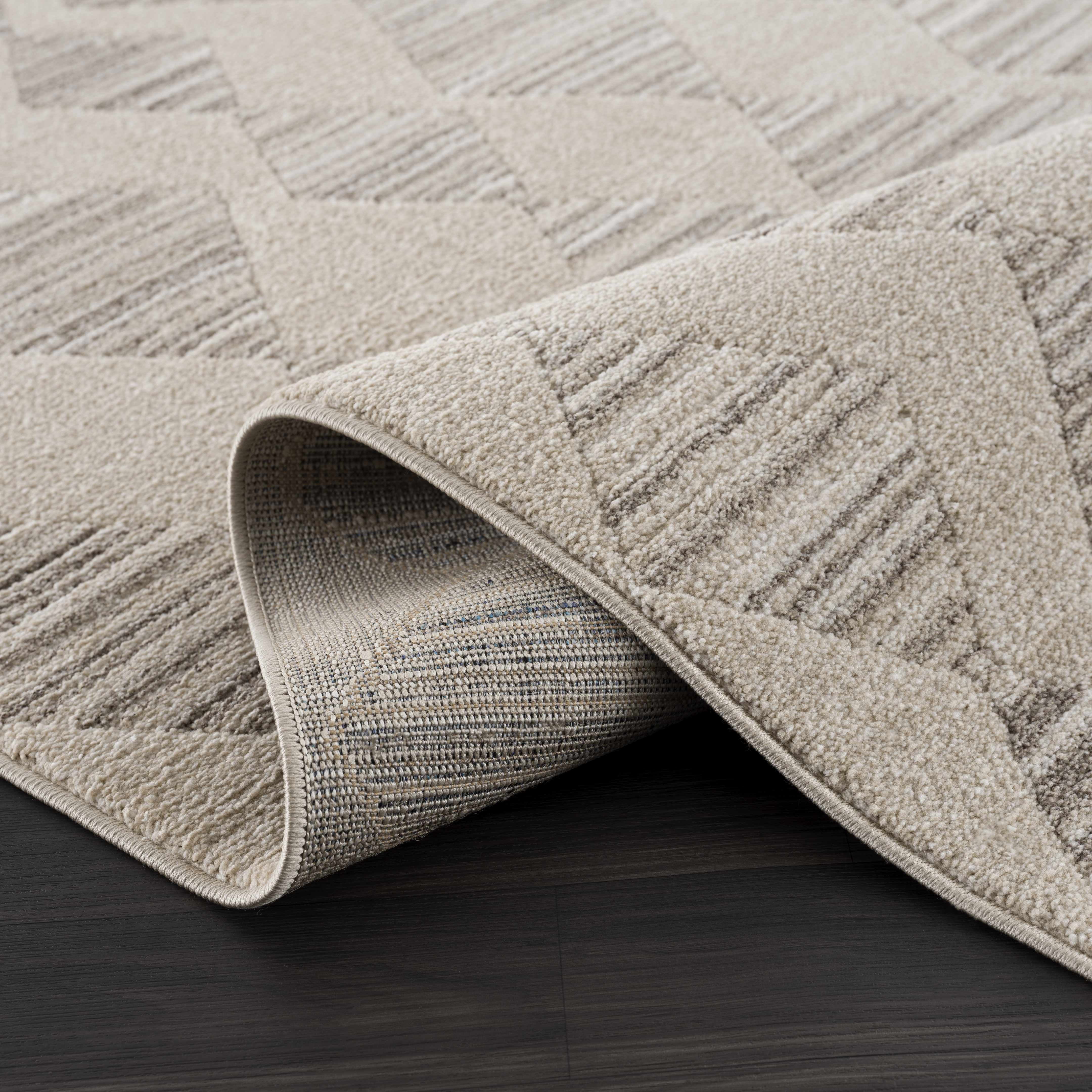Hauteloom Casablanca Collection Living Room Bedroom Runner Rug - Cozy Moroccan Farmhouse Carpet - Brown, Beige - 2'7" x 7'3"