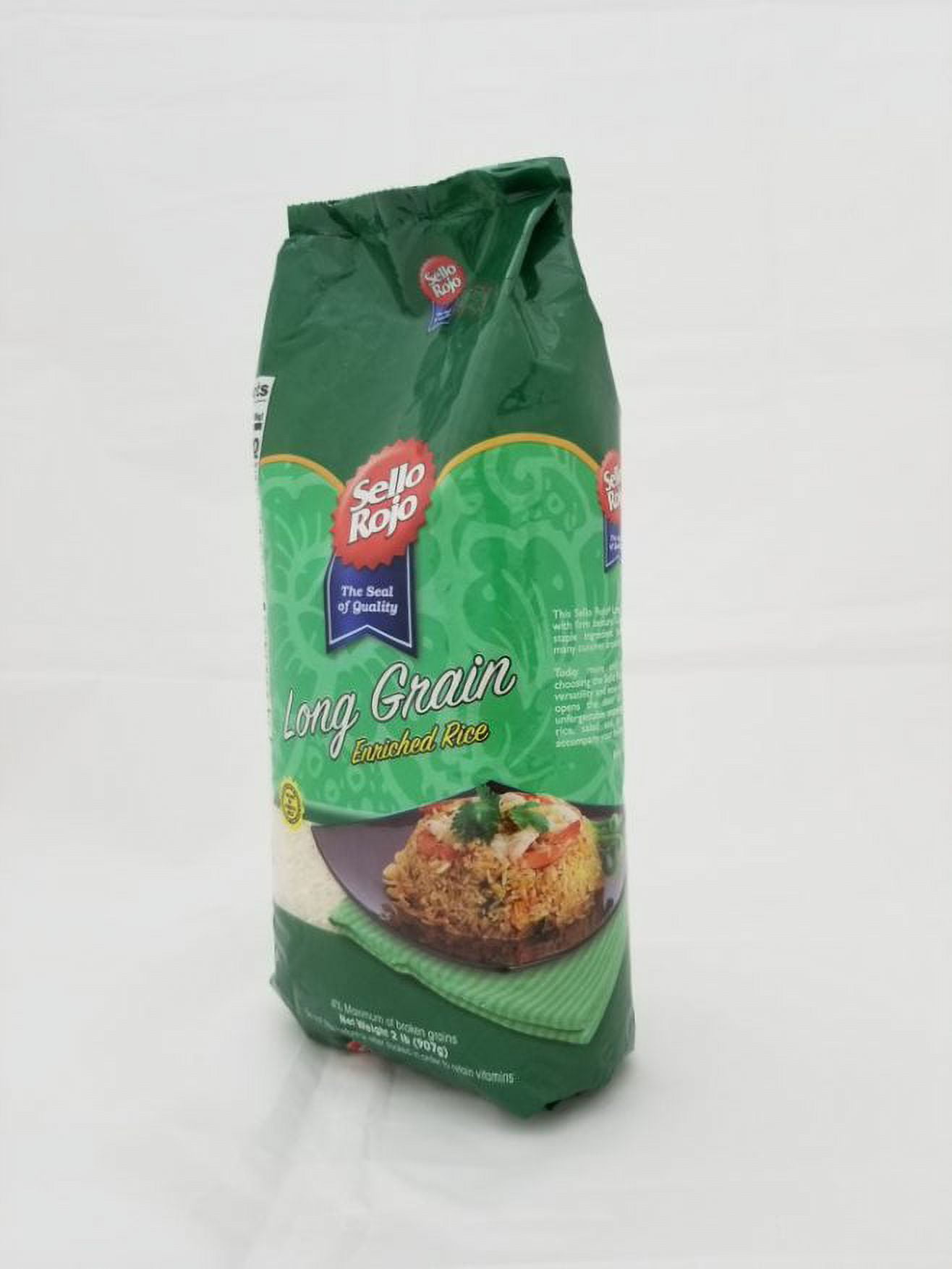 Sello Rojo Long Grain Enriched Rice, 32 oz