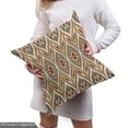 thumbnail image 5 of Ambesonne Ethnic Fabric by the Yard Upholstery, Bohemian Flora Bandana Art, 2 Yards, Pale Sepia Almond and Tan, 5 of 5