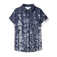 thumbnail image 4 of Birdeem Blouses pour Femmes Blouse Décontractée Imprimée à Manches Courtes, 4 of 12