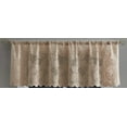 thumbnail image 3 of WARM HOME DESIGNS Gold Leaves Embroidered Lace Valance for Leaves Kitchen Décor.AR Linen 18, 3 of 3