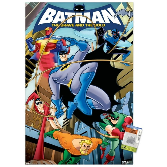 DC Comics - Batman - The Brave and The Bold Wall Poster with Push Pins, 22.375" x 34"