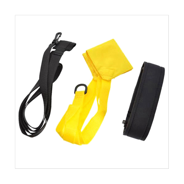 Swimming Training Equipment Parachute Adjustable Waterproof Swimming Training Belts with Resistance Parachute ,B
