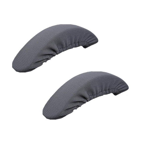 Funda de reposabrazos Iscdy extraíble y lavable para silla de oficina (gris)