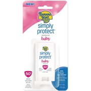 Banana Boat Simply Protect Mineral-Based Sunscreen Stick for Baby, SPF 50+ 0.50 oz (Pack of 3)