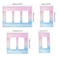 thumbnail image 2 of Yayeee Rocker Switch Wall Plate 1-Gang 4.6"x2.9" Home Decorative Outlet Cover, Light Pink Stripes, 2 of 6