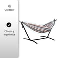 thumbnail image 2 of Hamaca Portátil GARDECOR Cafe con Base de Acero AMACA-CF, 2 of 7