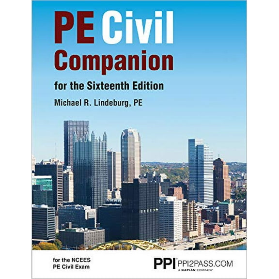 Pre-Owned Ppi Pe Civil Companion for the Sixteenth Edition - A Supportive Resource Guide for the Ncees Pe Civil Exam (Paperback) 1591266289 9781591266280