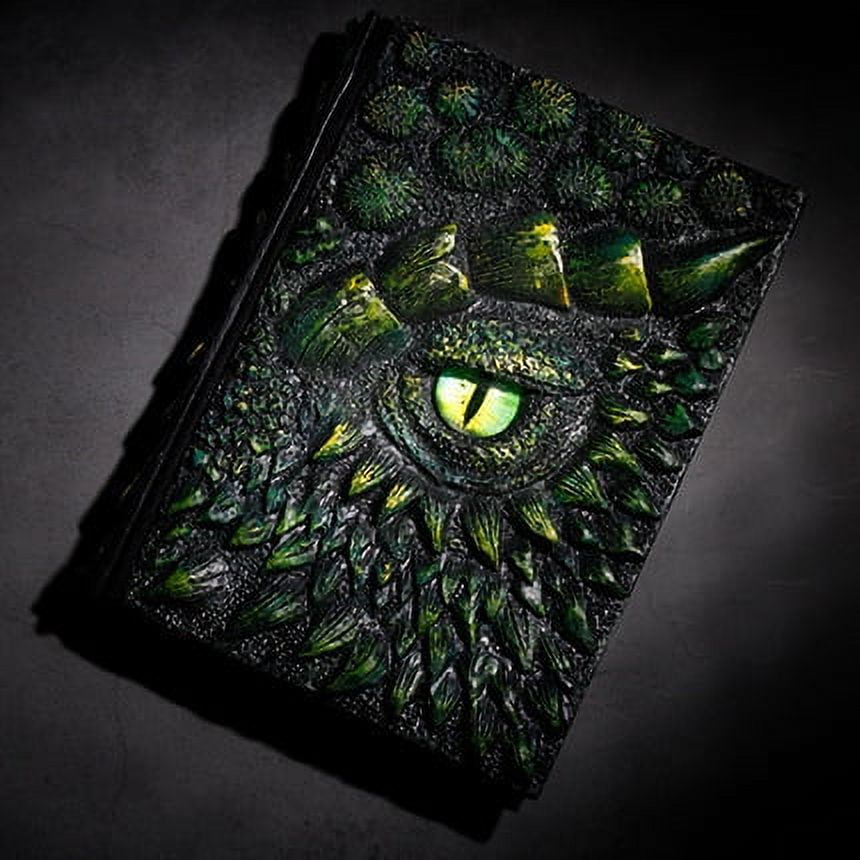 NWJ New Deluxe Animated Dragon Book - A5 Resin Craft Notebook