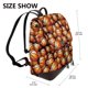 thumbnail image 2 of Balery Vintage Basketball Mochila de Cuero para Mujeres, Gran Capacidad, Bolsa de Viaje Multifuncional, Mochila de Cuero y Bolsa de Hombro para Mujeres, 2 of 4