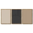 thumbnail image 4 of SHENIFY 24x36in3pcs Natural Framed Modern Minimalist Wall Art Abstract Line Wall Decor Geometric Artwork Bedroom Living Room, 4 of 6