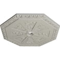 thumbnail image 3 of 29 1/8"OD x 2 1/4"ID x 1 1/8"P Spring Octagonal Ceiling Medallion (Fits Canopies up to 3"), Hand-Painted Pot of Cream, 3 of 6