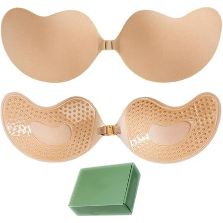 Evelynpro - Invisible Diva Strapless Backless Push up Bra Adhesive Bra Sticky Strapless Invisible Push up Bras