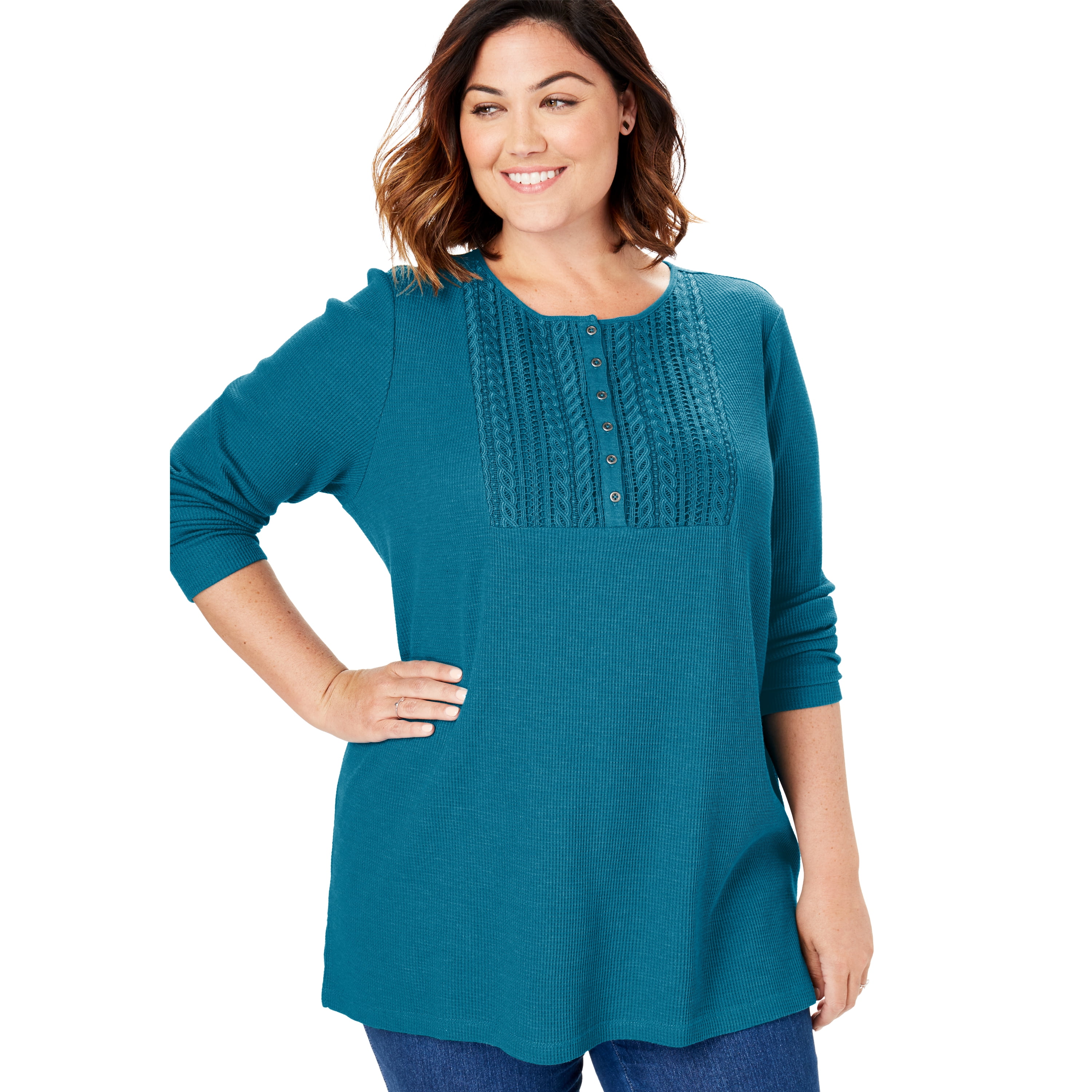 women's plus size thermal shirts