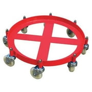 48J136 Cap 2000 lb Drum Dolly, 55 gal Drum by VALUE BRAND